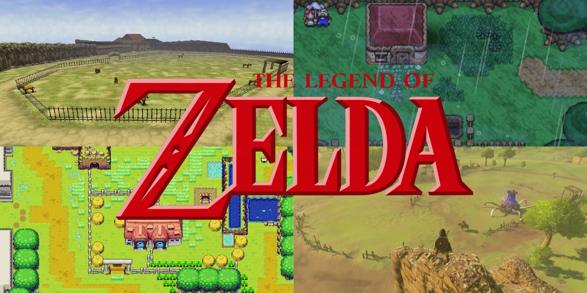 Every version of Lon Lon Ranch that has appeared in The Legend of Zelda & how it has changed between games