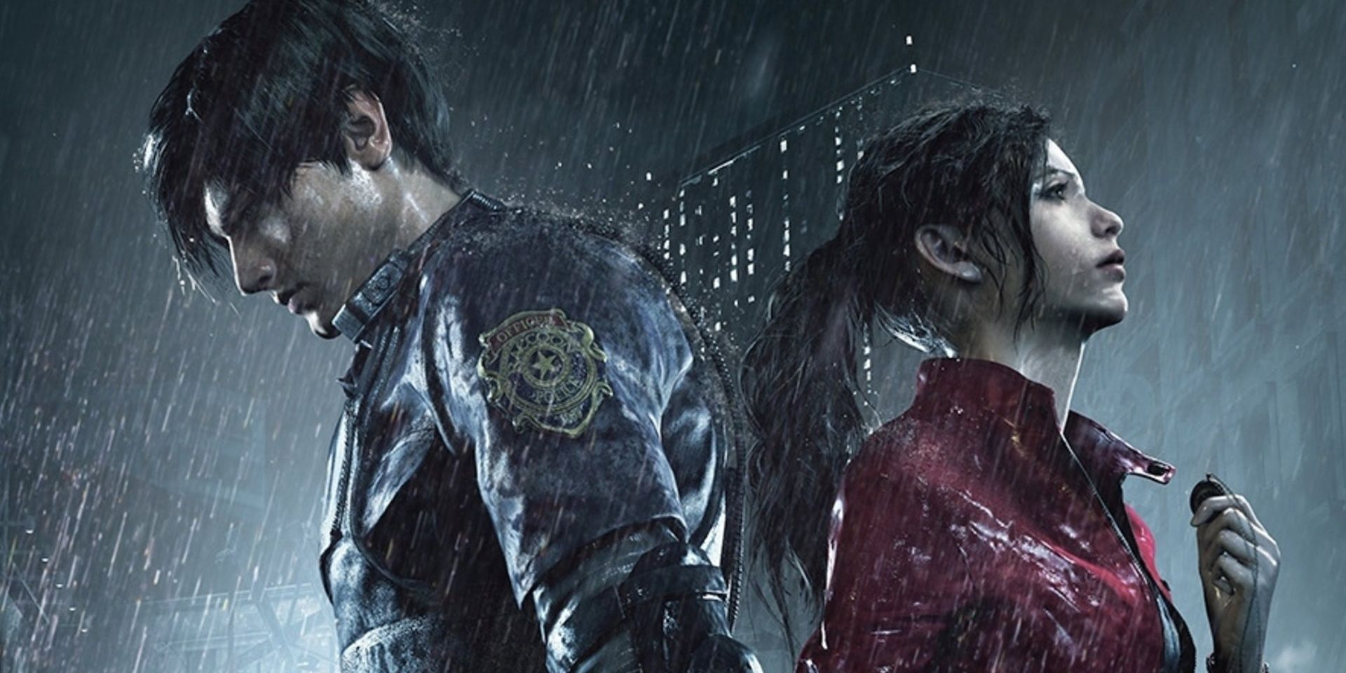 Leon and Claire in the run in Resident Evil 2 Cropped