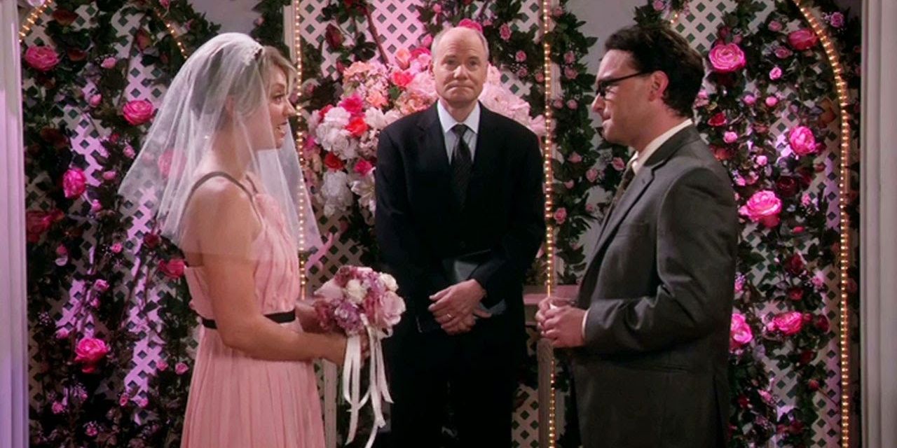 Leonard and Pennys wedding in The Big Bang Theory Cropped