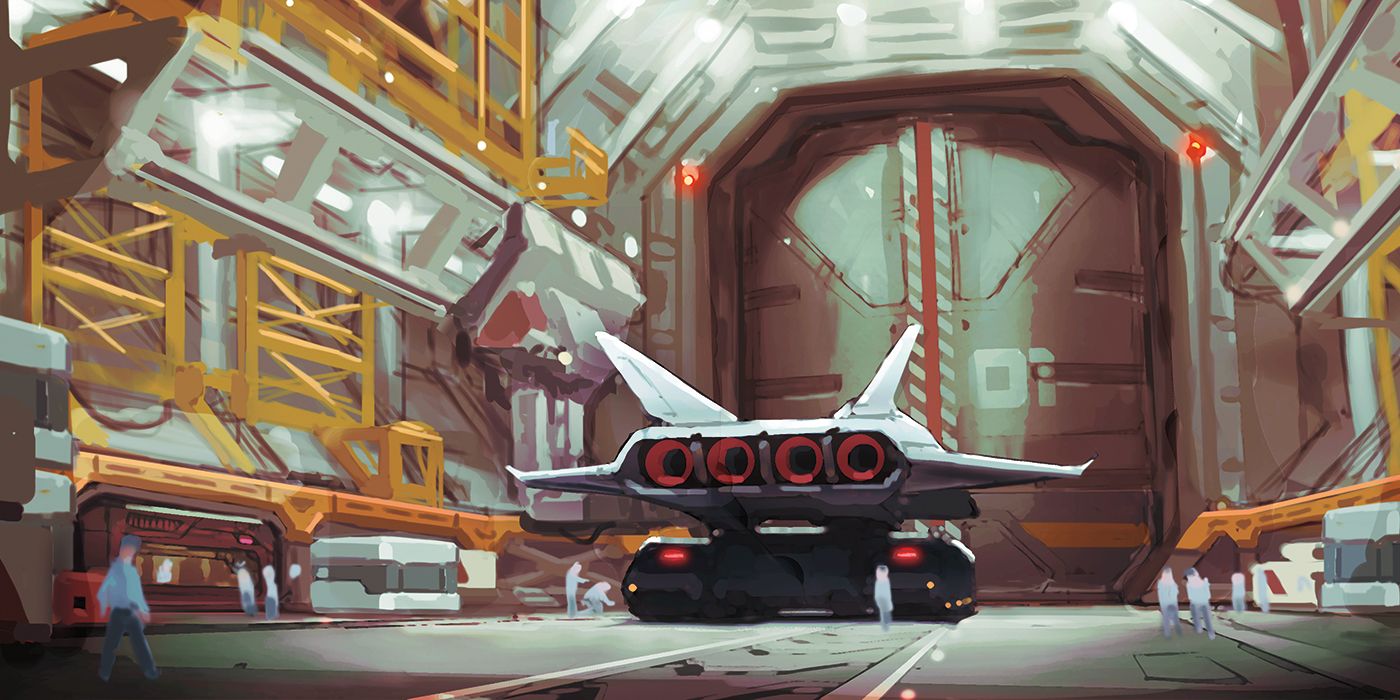 Lightyear Hangar Concept Art