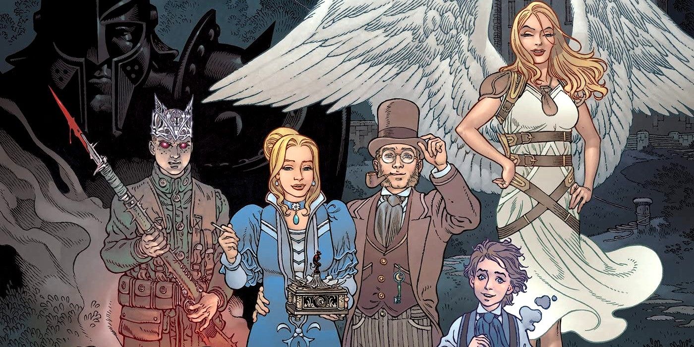 Several characters look on from Locke and Key