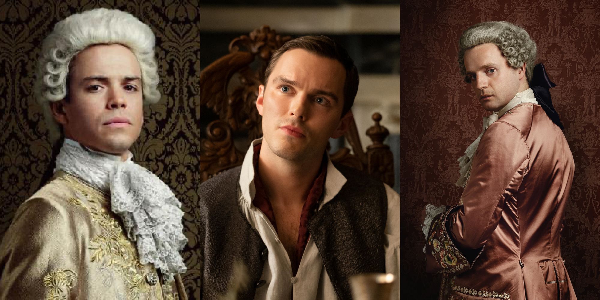 Louis XV, Peter III, and Prince Charles from Outlander and The Great