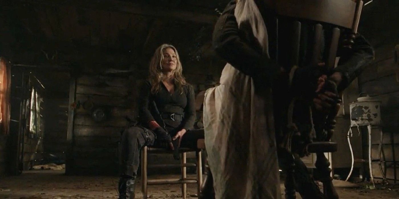 Lynn Collins as Leah in The Walking Dead