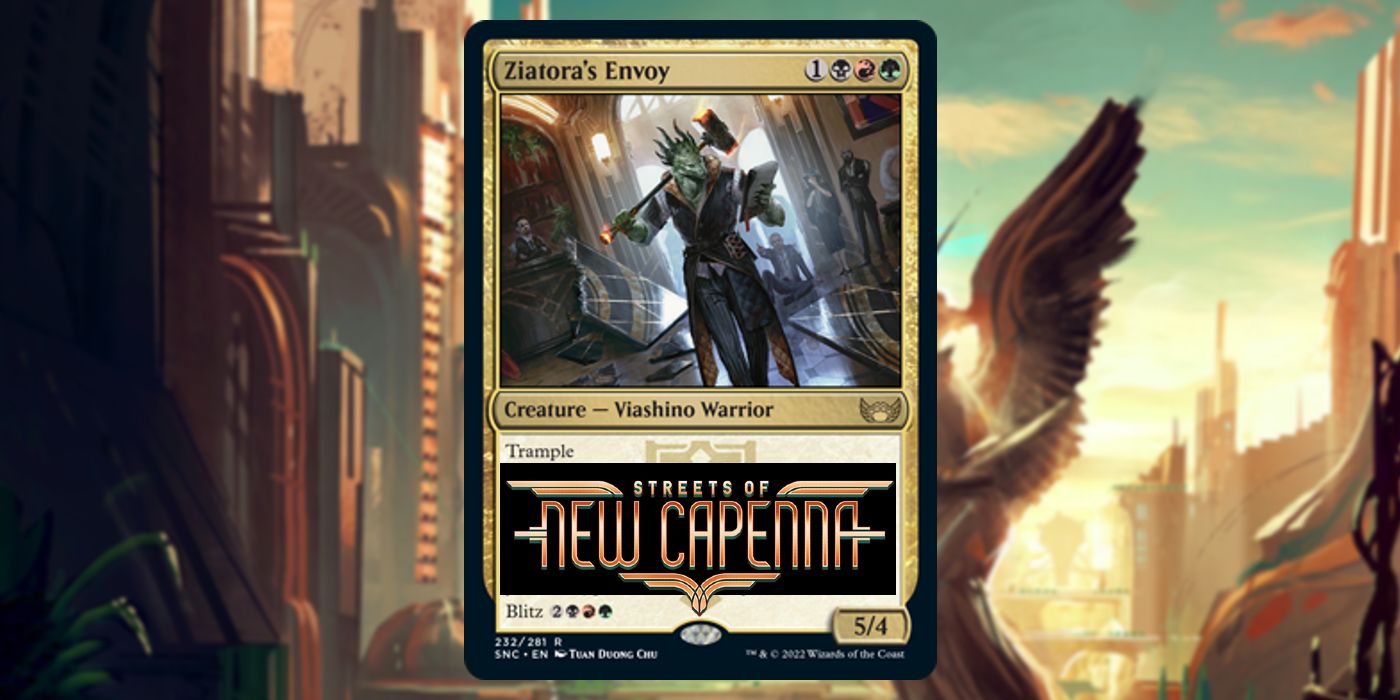 MTG Streets New Capenna Preview Ziatoras Envoy