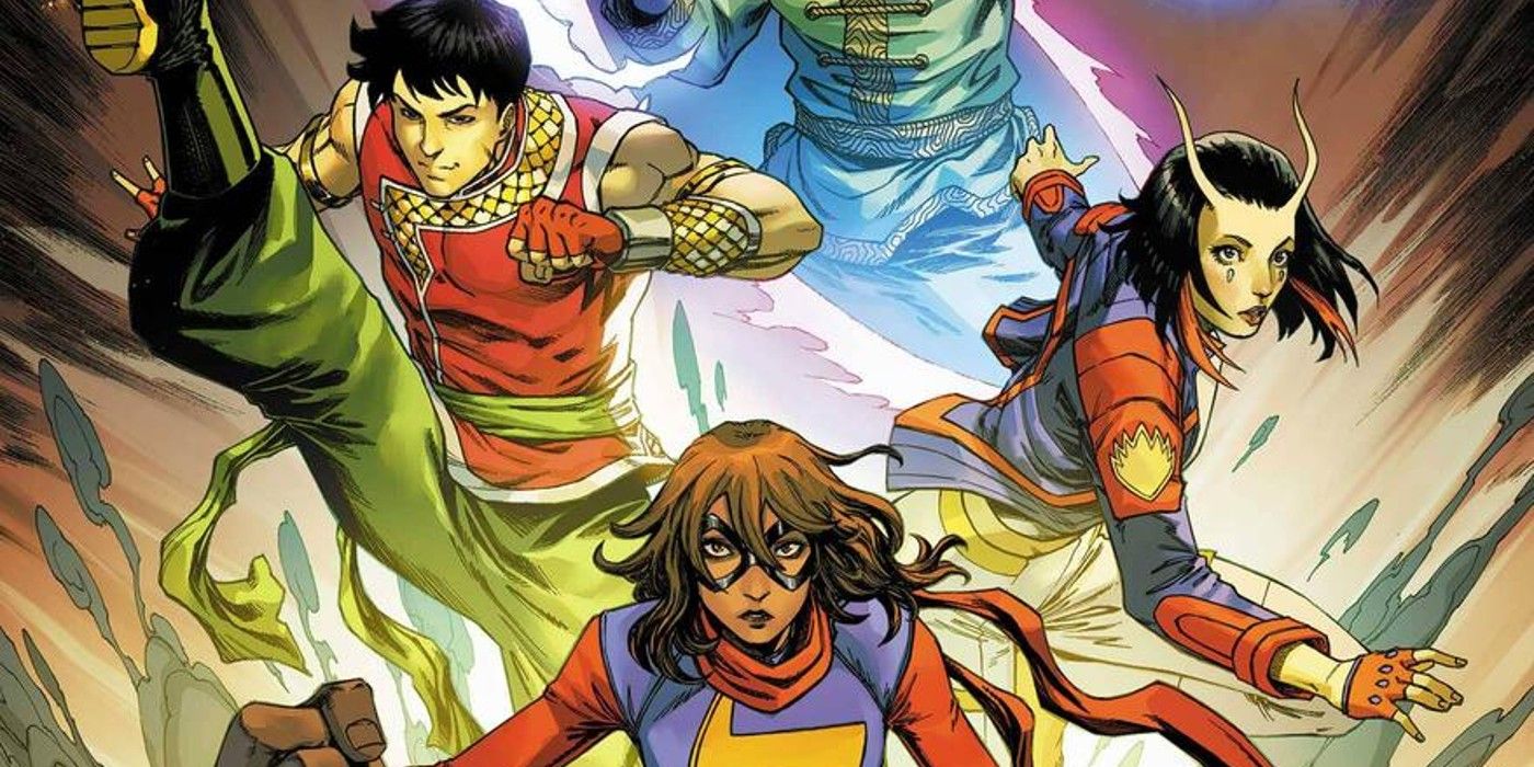 Ms. Marvel, Shang-Chi, Mantis, Wong