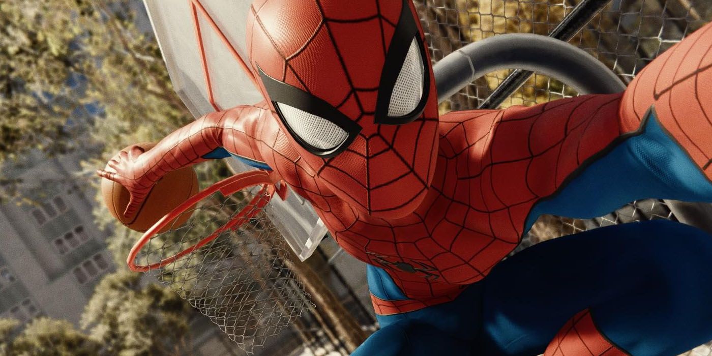 Marvel's Spider-Man Pulls Off Impressive Basketball Shot In Photo Mode