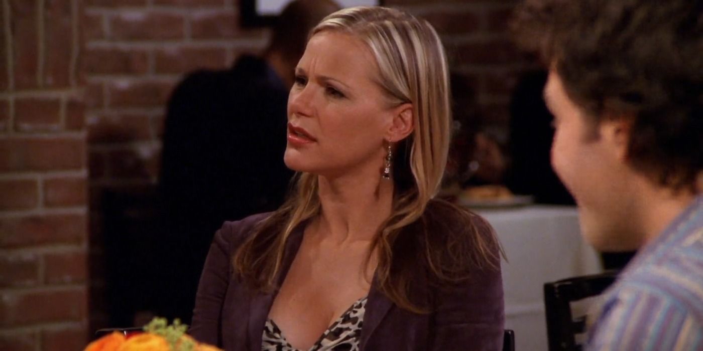 Mary-Ellen Jenkins and Mike in a restaurant in Friends