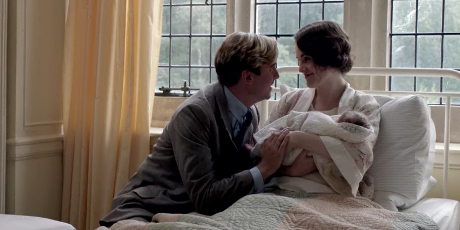 Mary and Matthew in Downton Abbey