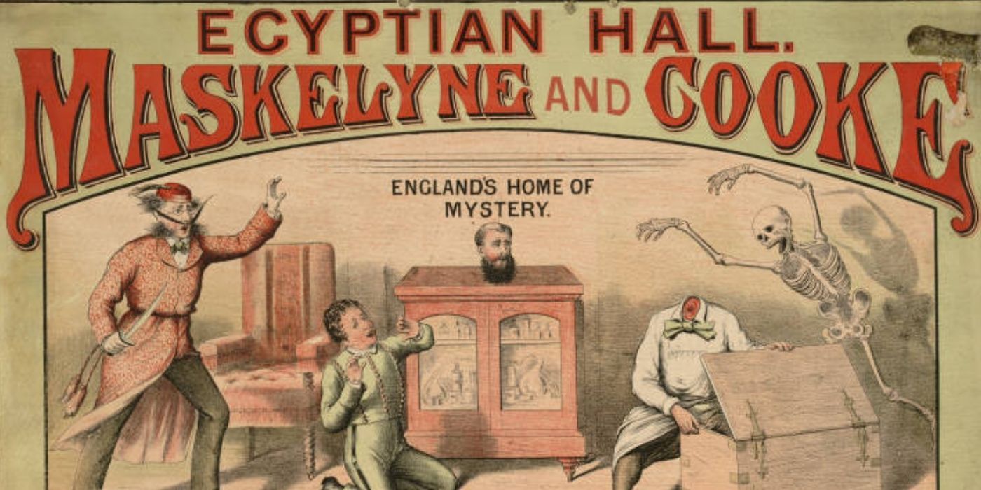 A poster for a Maskelyne and Cooke show.