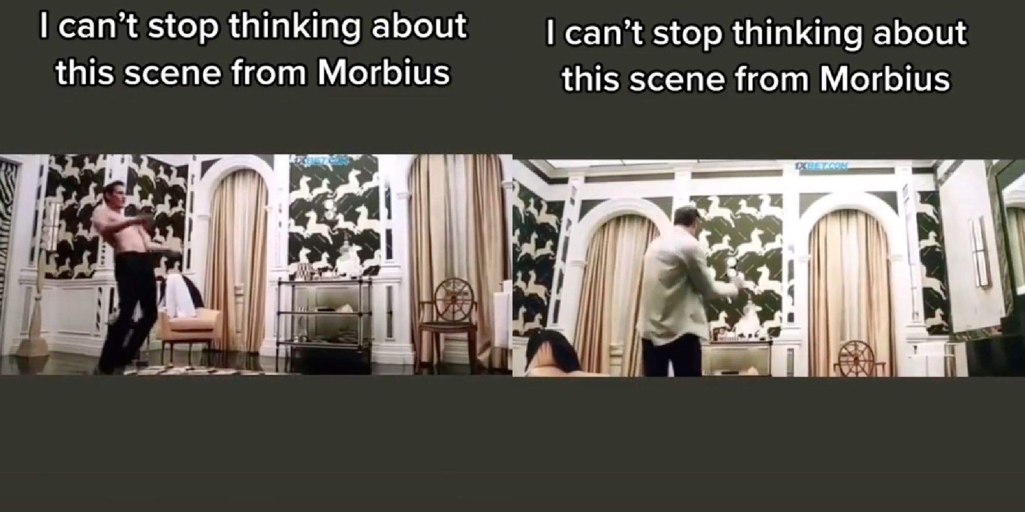 Matt Smith dancing in Morbius on TikTok