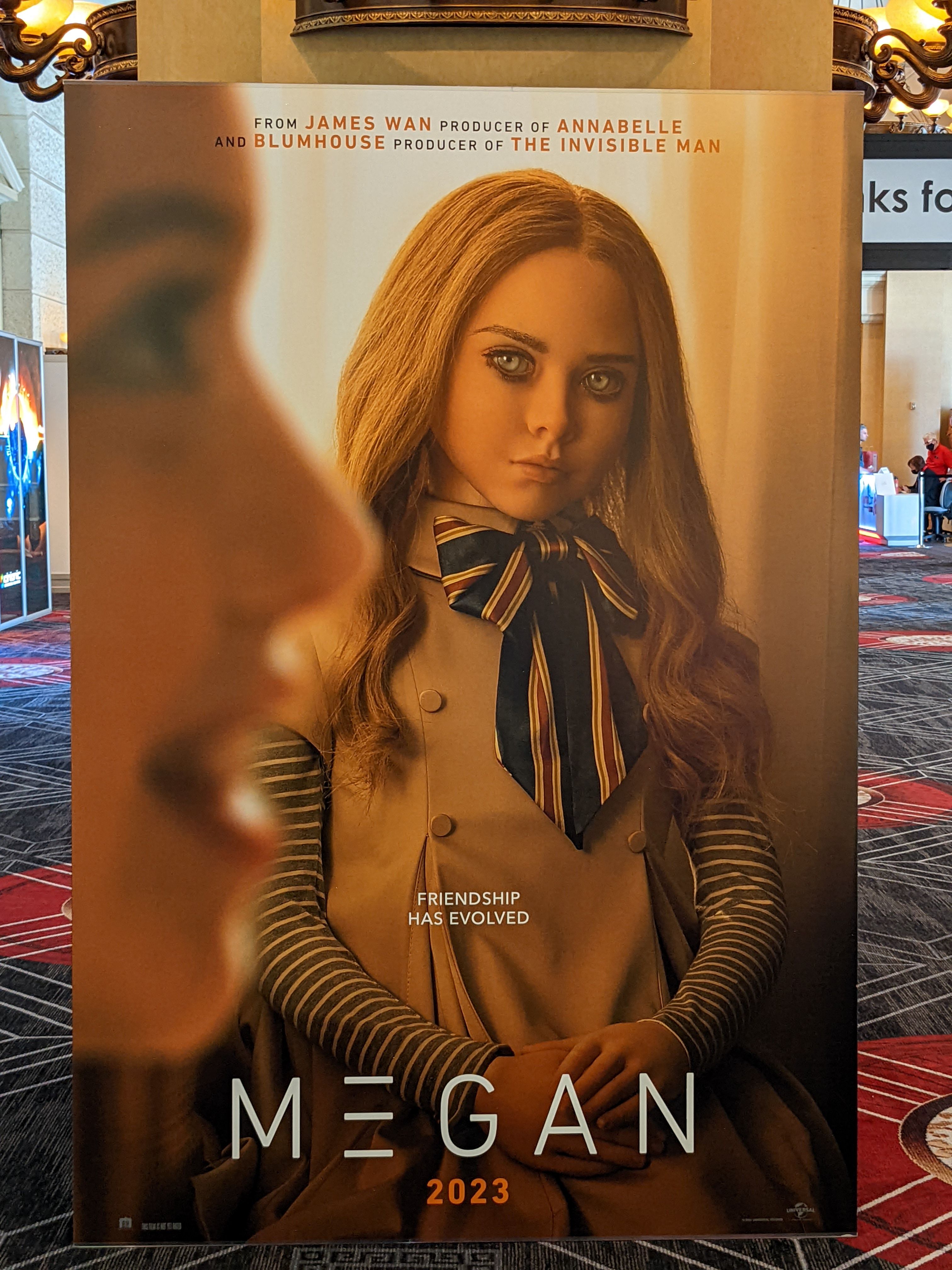 Megan movie poster revealed at CinemaCon