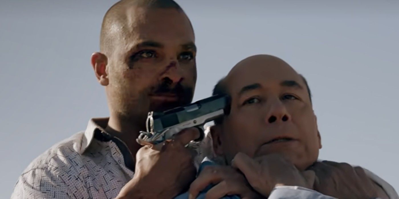 Michael Mando as Nacho and Javier Grajedo as Juan Bolsa in Better Call Saul