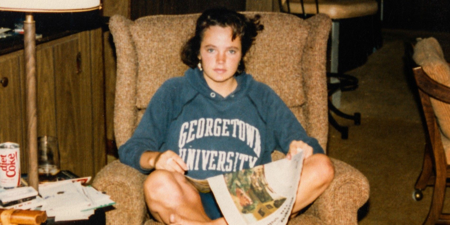 Michelle McNamara as a teenager