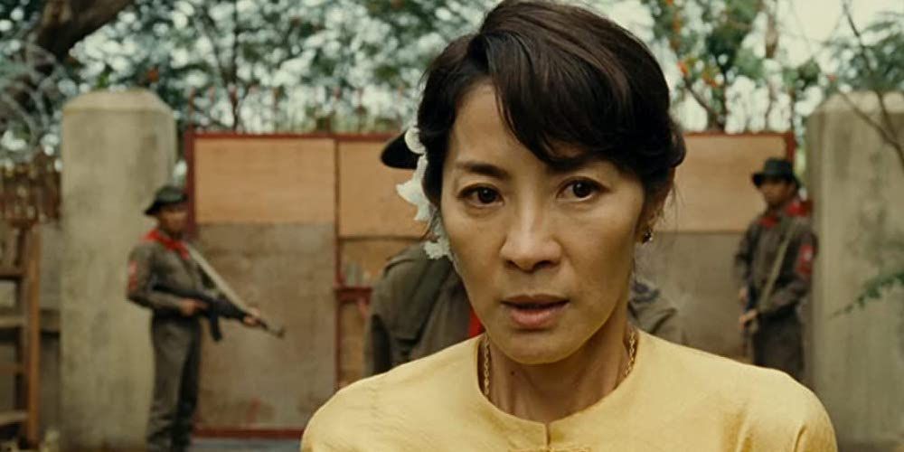 Michelle Yeoh as Aung San Suu Kyi in Luc Besson's The Lady.
