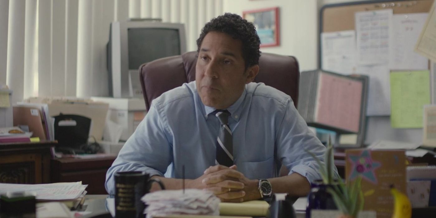 Principal Alvarez at his office in Miss Stevens.