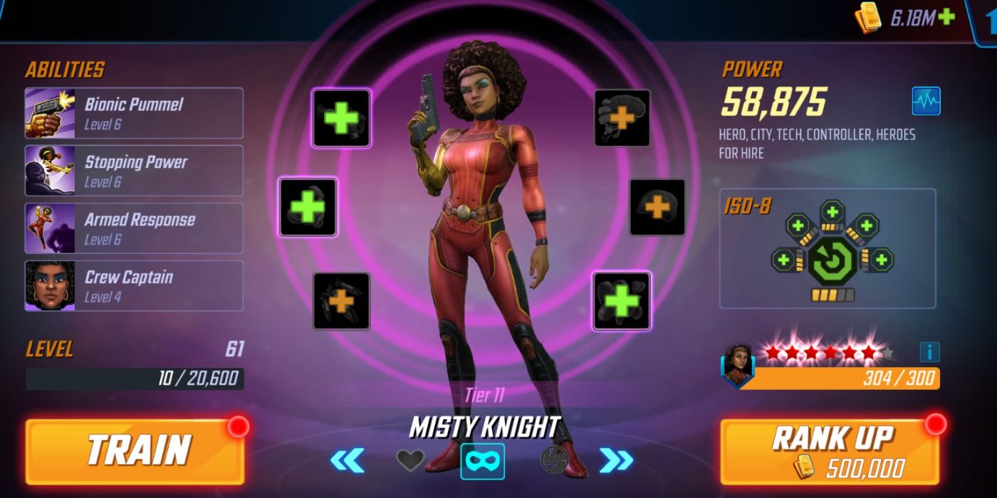 Misty Knight in Marvel Strike Force