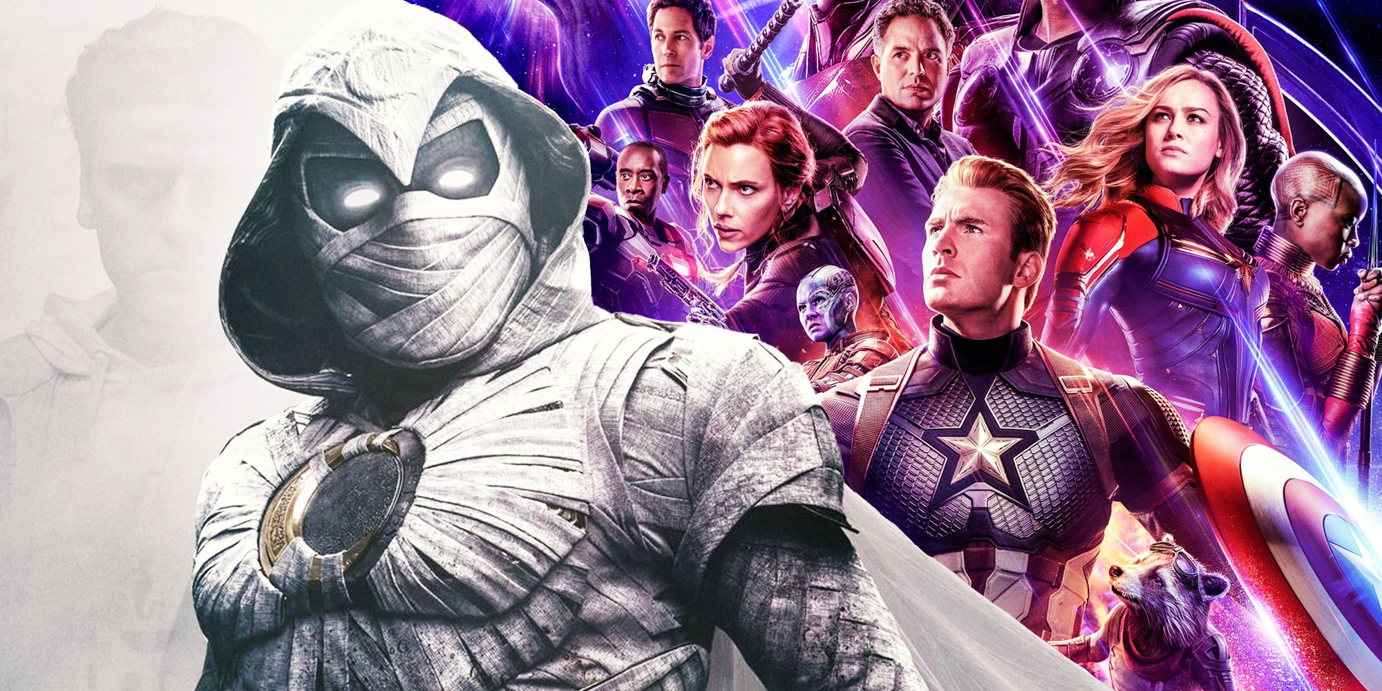 Moon Knight and the Avengers Endgame poster.