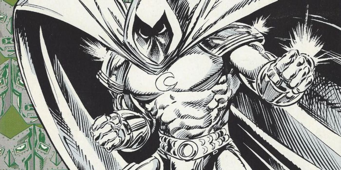 Moon Knight wears a suit of armor in Marvel Comics.