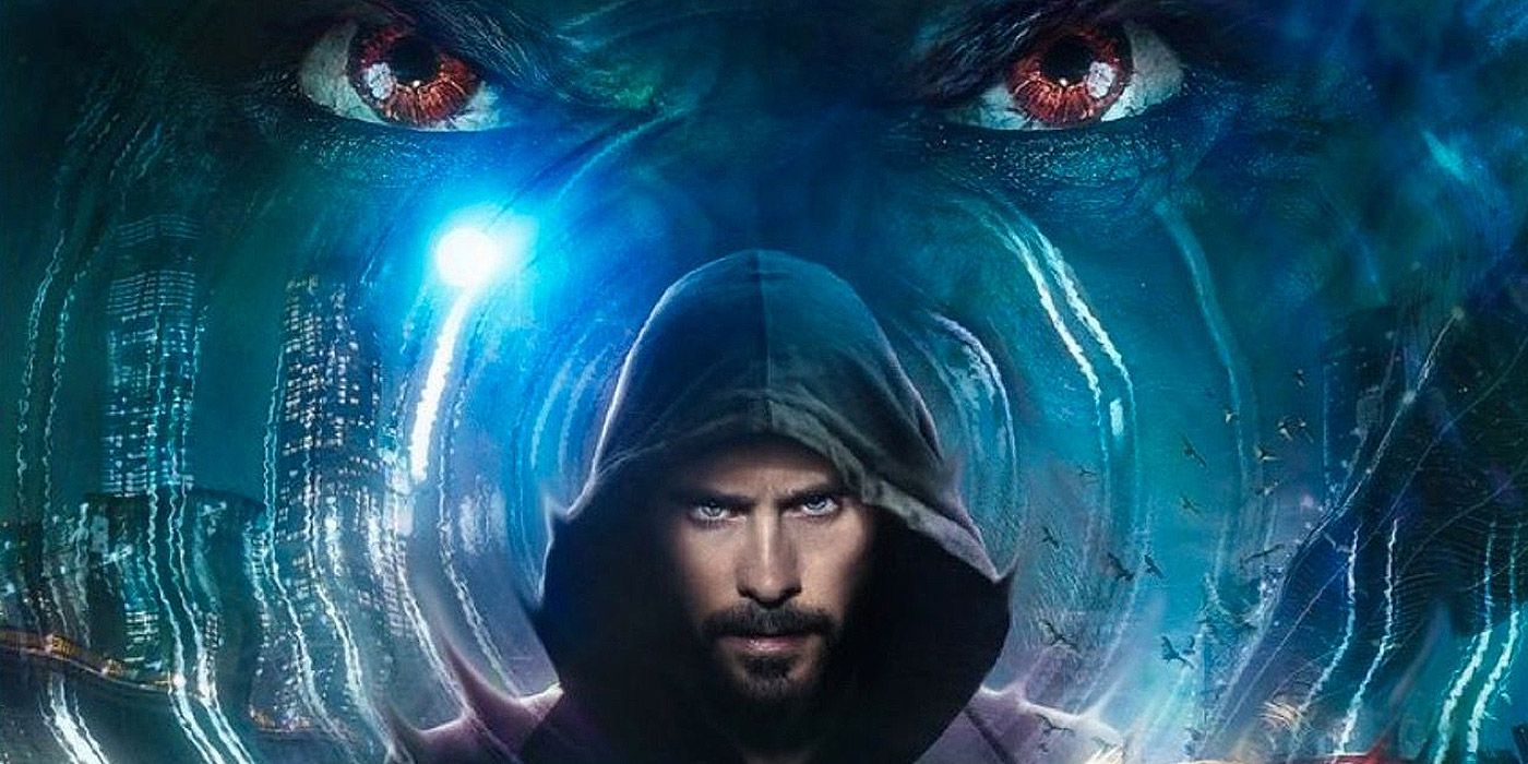 A poster for Morbius