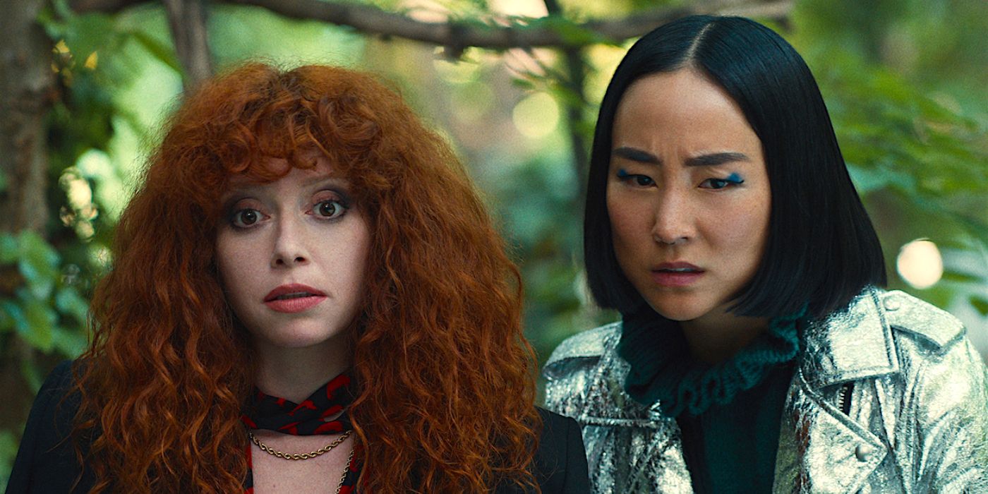 Nadia and Maxine in Russian Doll.
