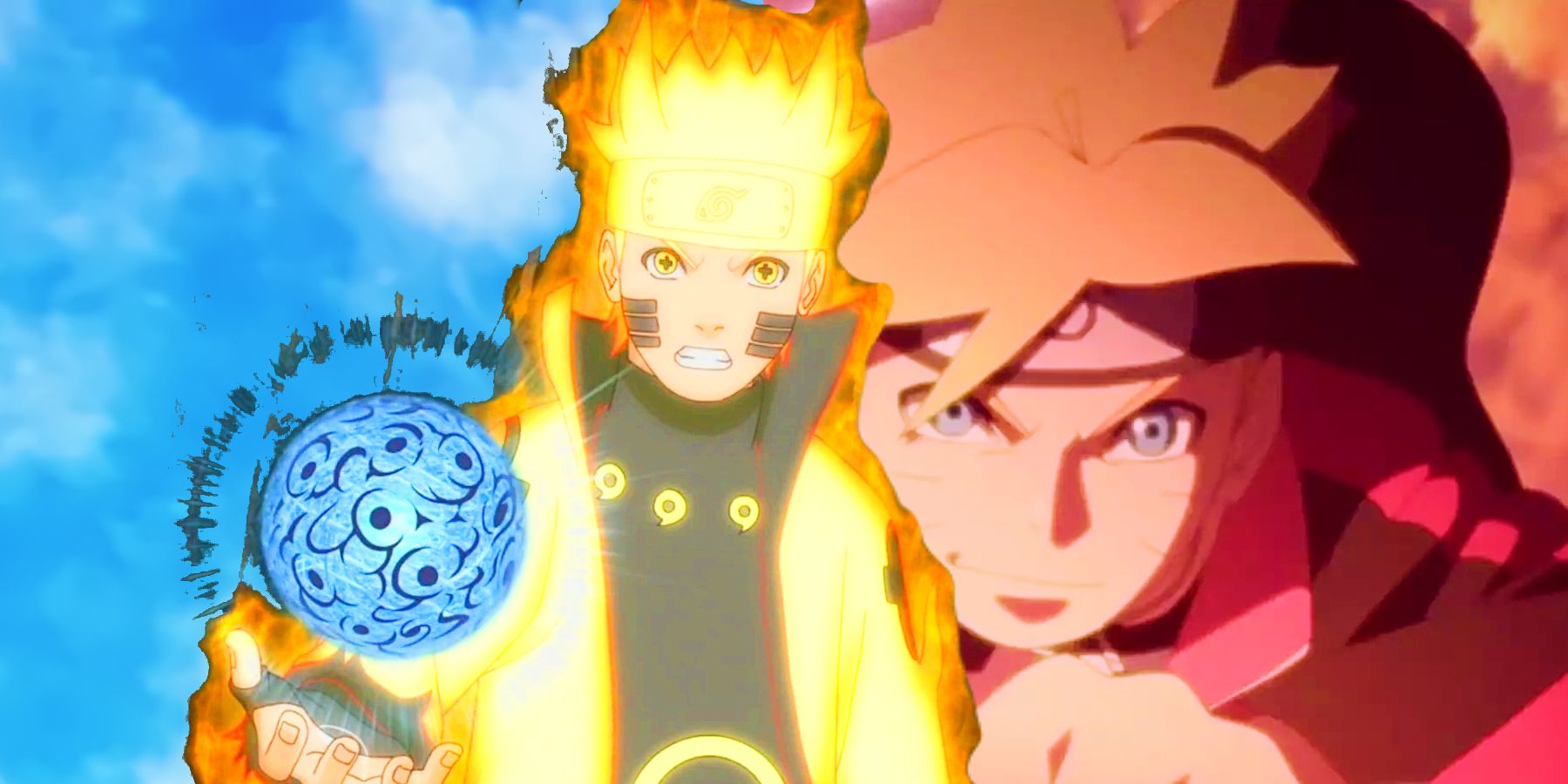 BORUTO VS KAWAKI boruto rasengan and sage of six paths