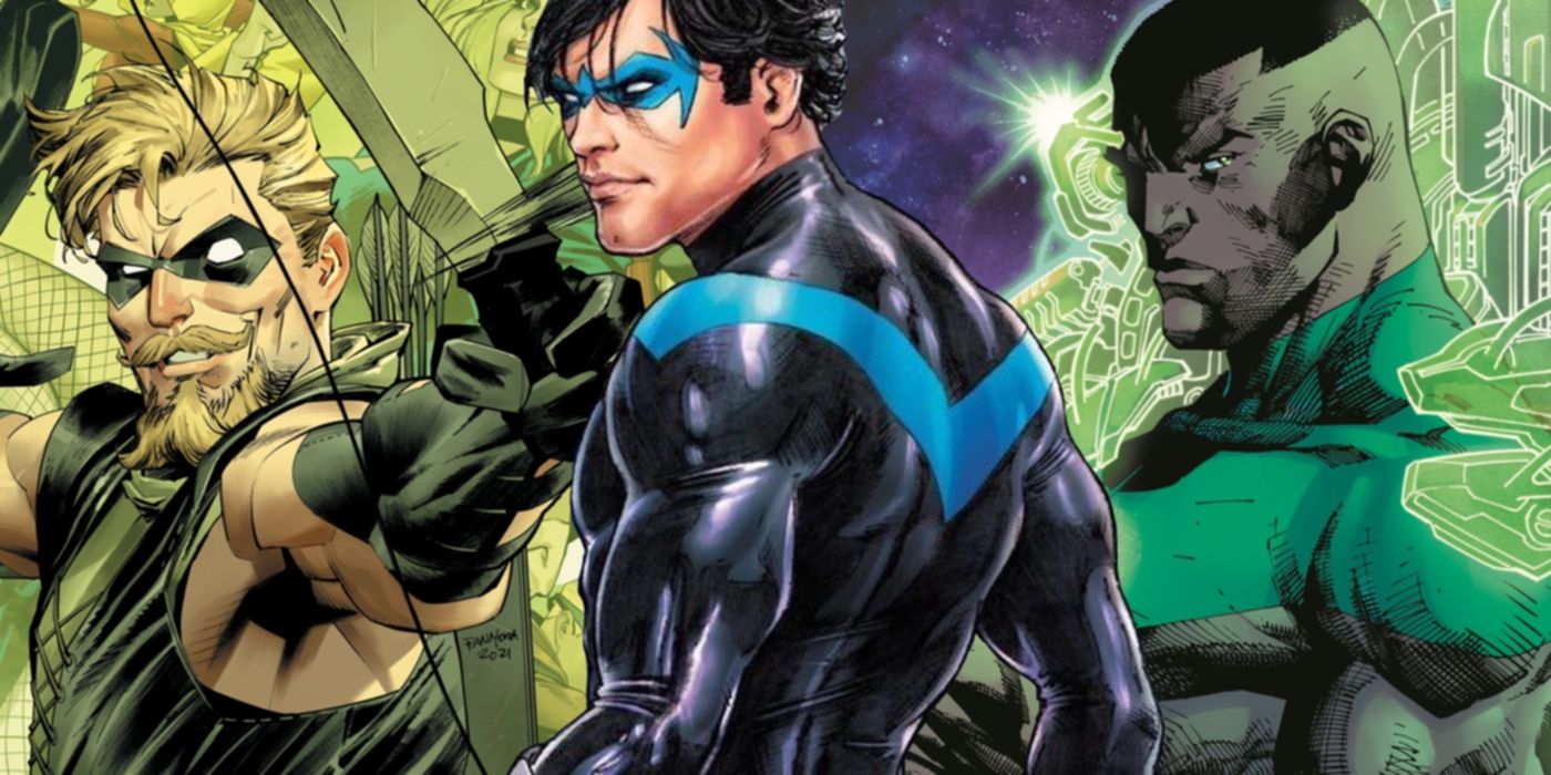 Nightwing Green Arrow and Green Lantern Birthday DC Comics