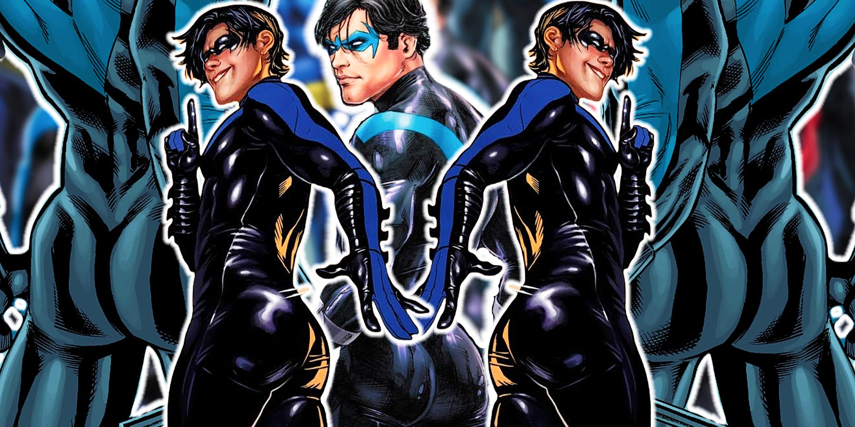 Nightwings Butt Takes Center Stage In Dcs Superhero Day Celebration