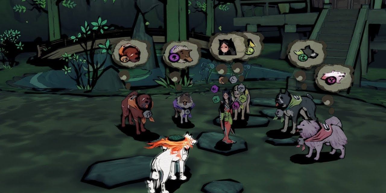 Okami coming across other wolves Cropped