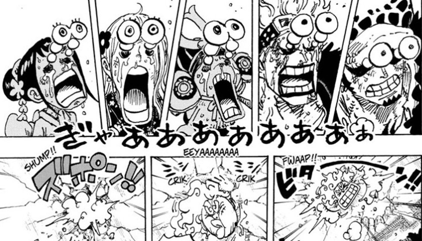 One Piece character's Eyes Popping.