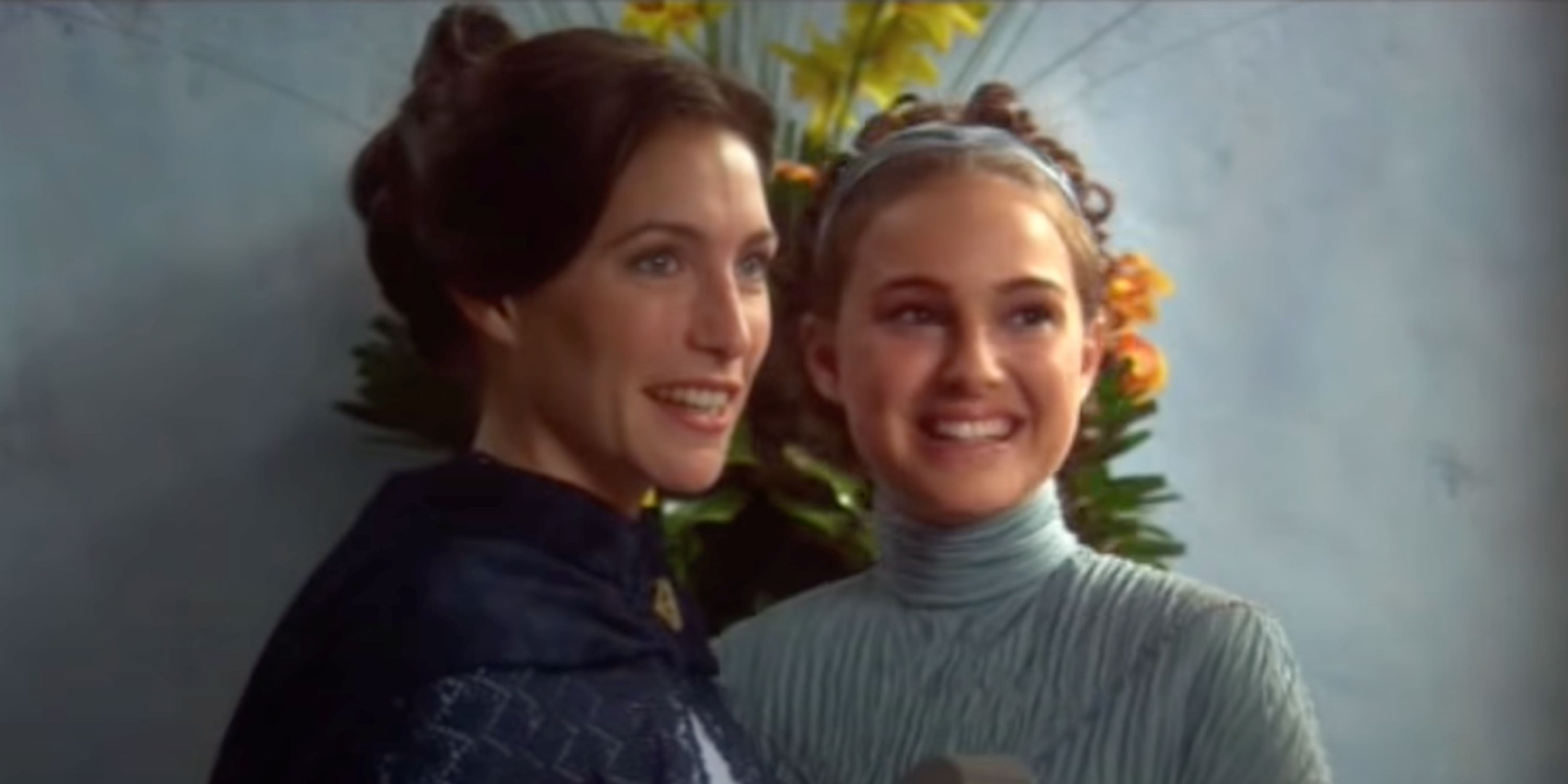 A deleted scene from Attack of the Clones of Padmé and Anakin visiting her parents