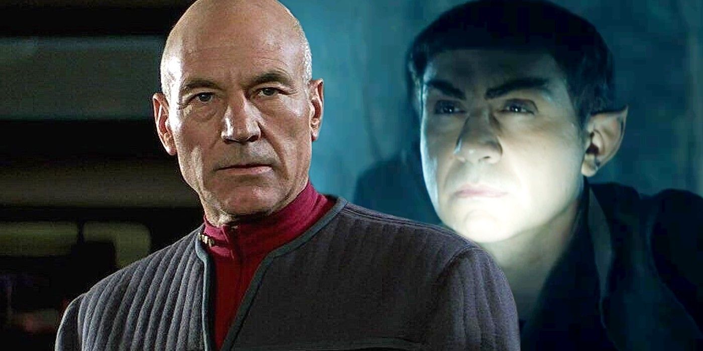Patrick Stewart as Picard in Star Trek First Contact and Vulcan in Star Trek Picard