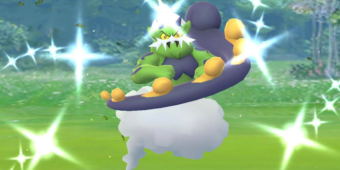 An image of Shiny Tornadus in its Incarnate Form in Pokemon GO 