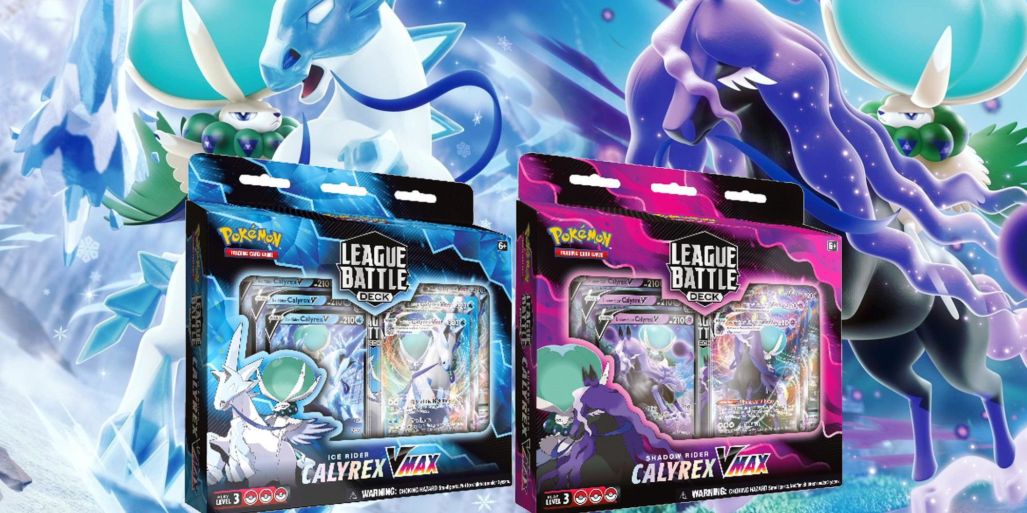 Pokemon TCG: League Battle Deck - Ice Rider Calyrex VMAX, Card Games