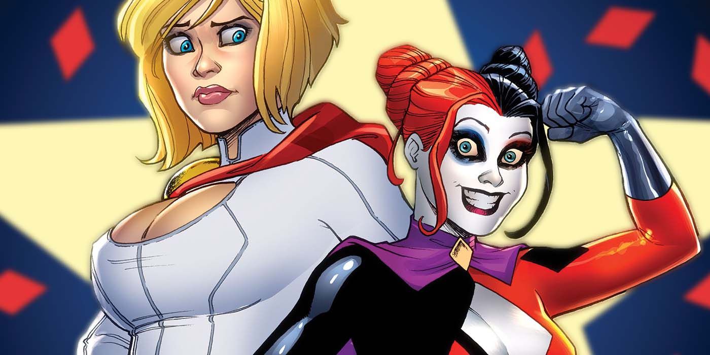 Power Girl and Harley Quinn
