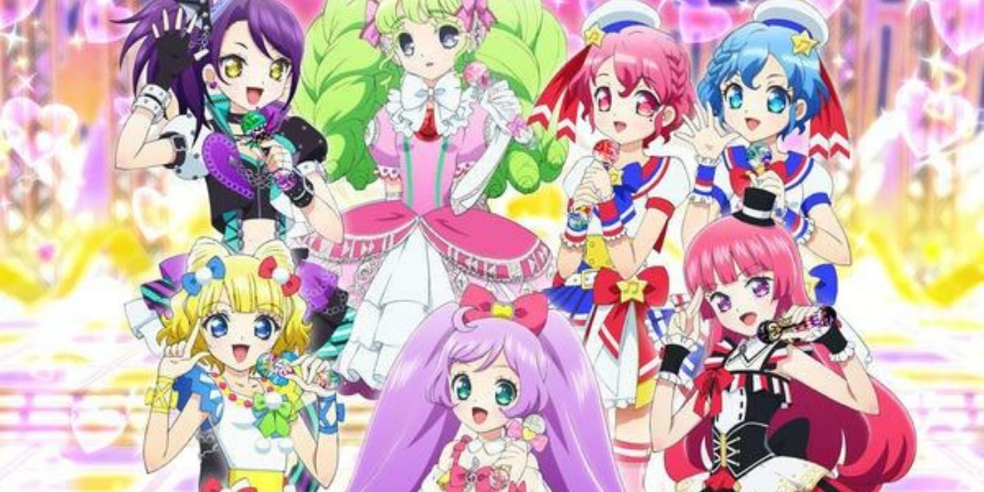 Characters from the anime PriPara.