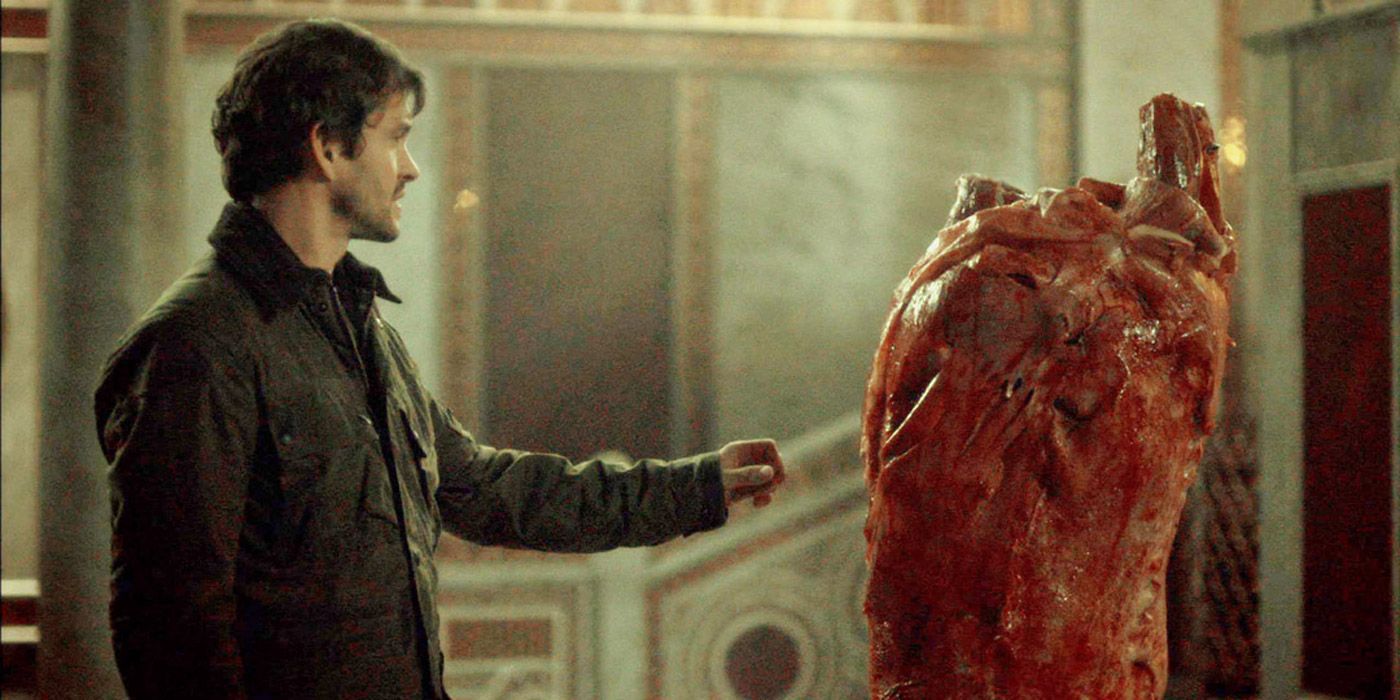 Will reaching out towards Hannibal&rsquo;s giant heart made of flesh