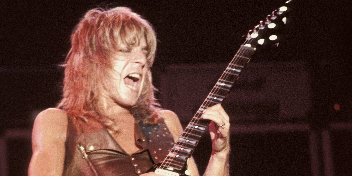 Randy Rhoads Performing In Concert With The Blizzard Of Ozz