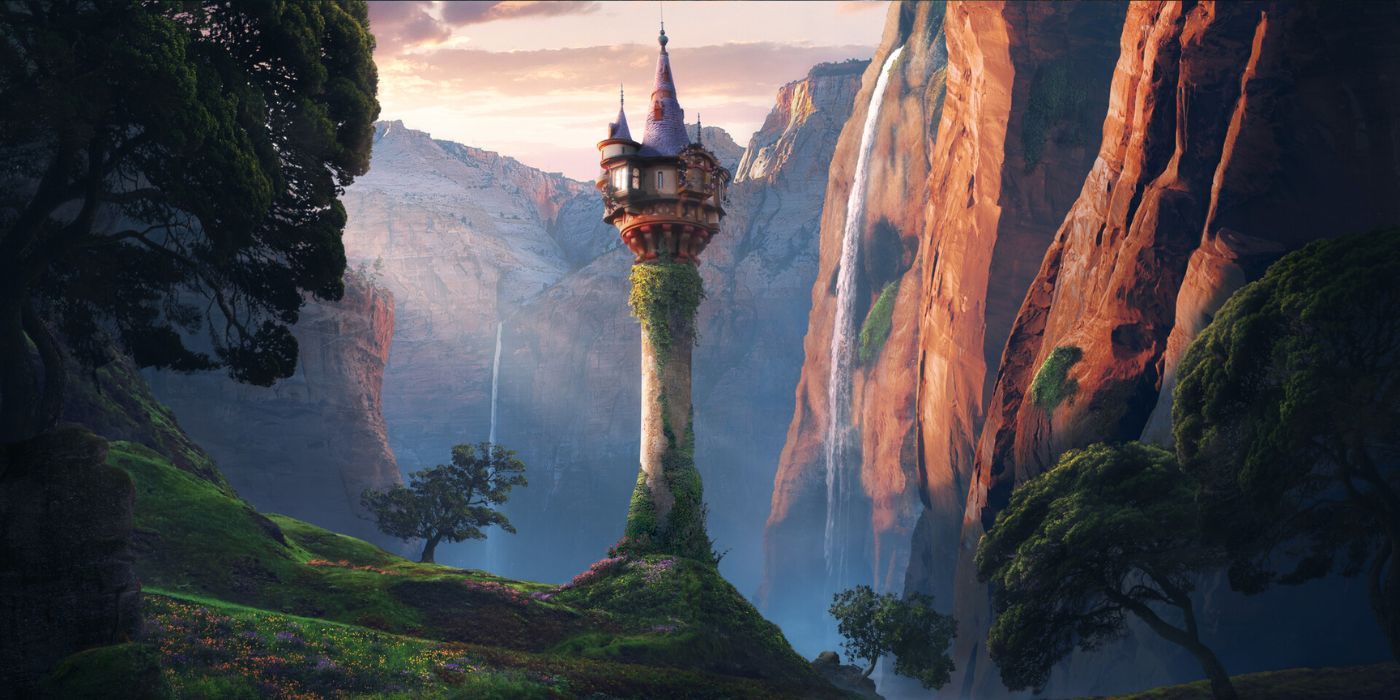 Rapunzel's tower in Tangled