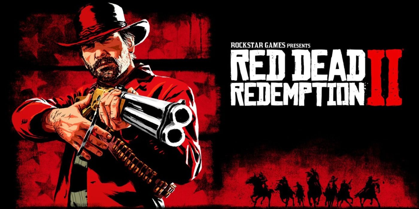 Arthur Morgan aiming his gun in Red Dead Redemption II promo art