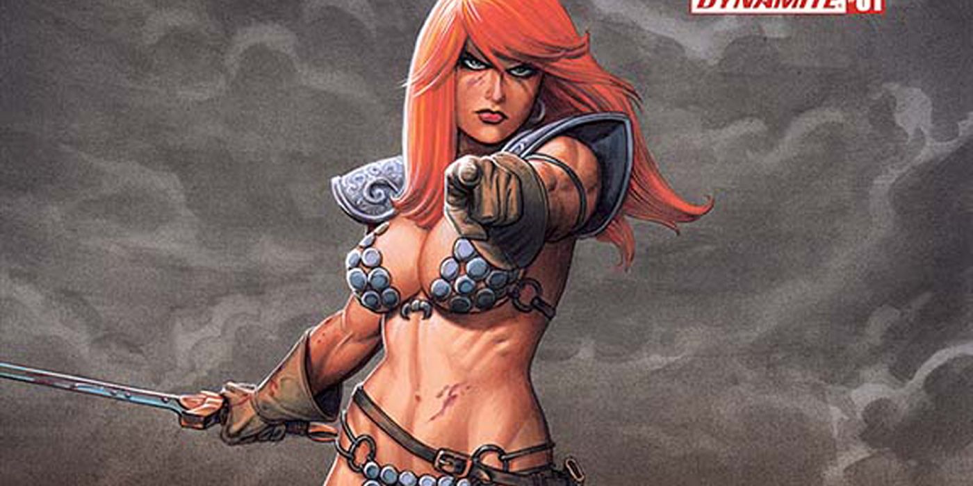 Red Sonja comic book cover.