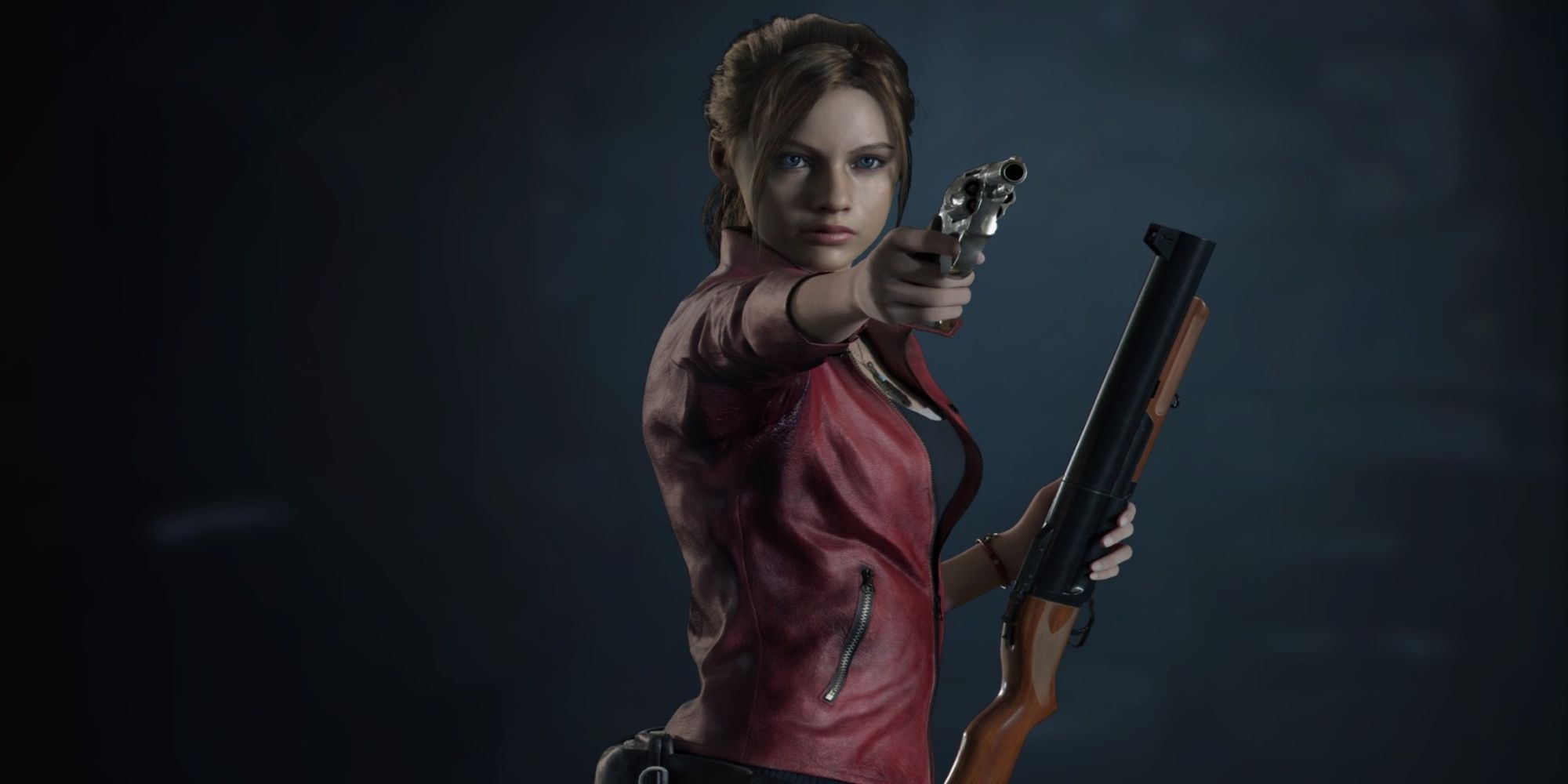 Claire Redfield from the 2019 remake of Resident Evil 2.