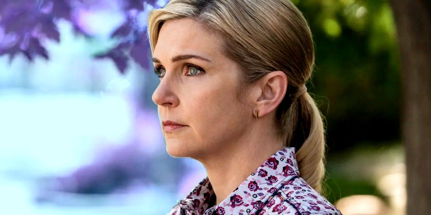 A picture of Rhea Seehorn as Kim in Better Call Saul is shown.