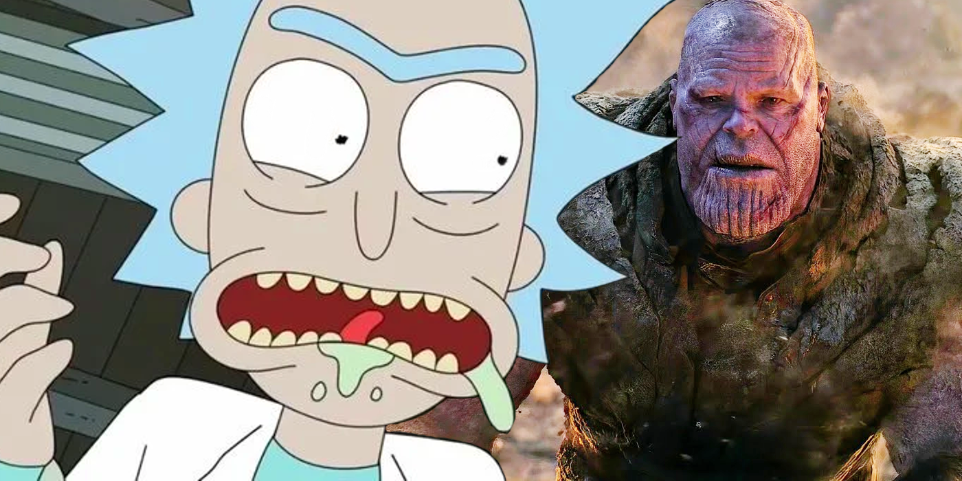 Rick and Morty Thanos infinity snap