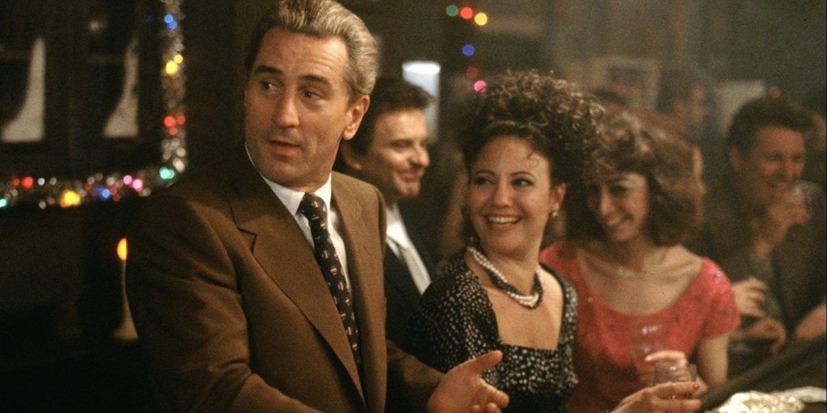 Robert De Niro at a Christmas party in Goodfellas
