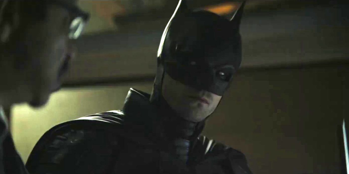 Robert Pattinson and Jeffrey Wright in The Batman