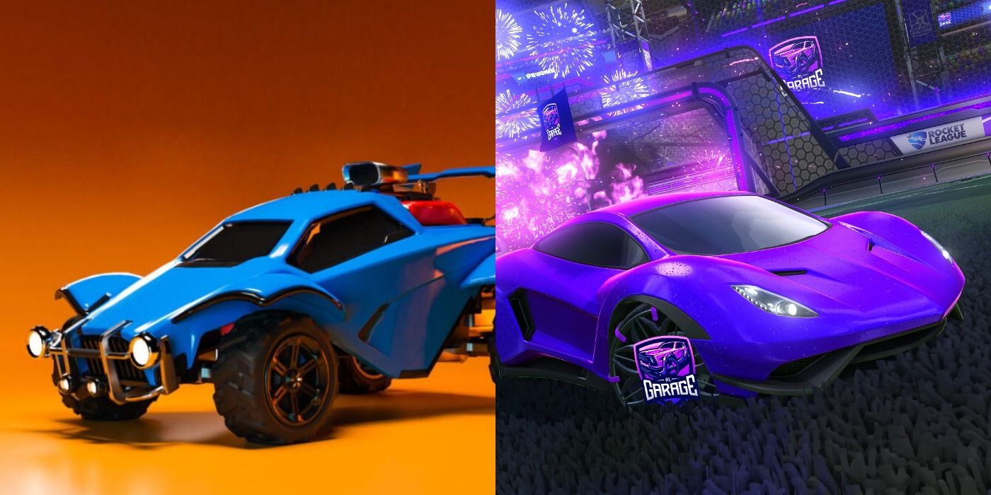 Two Rocket League cars