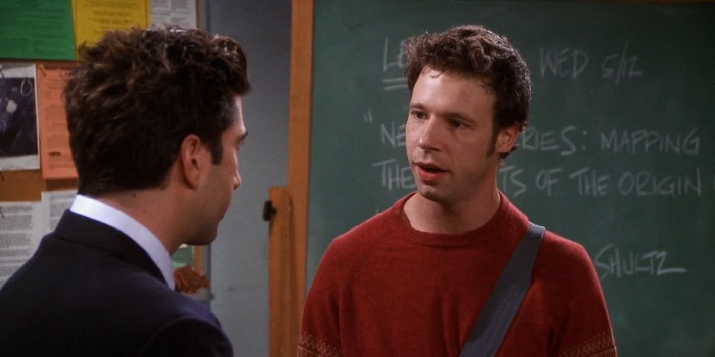Ross Geller talking to his student, Ned Morse in Friends.