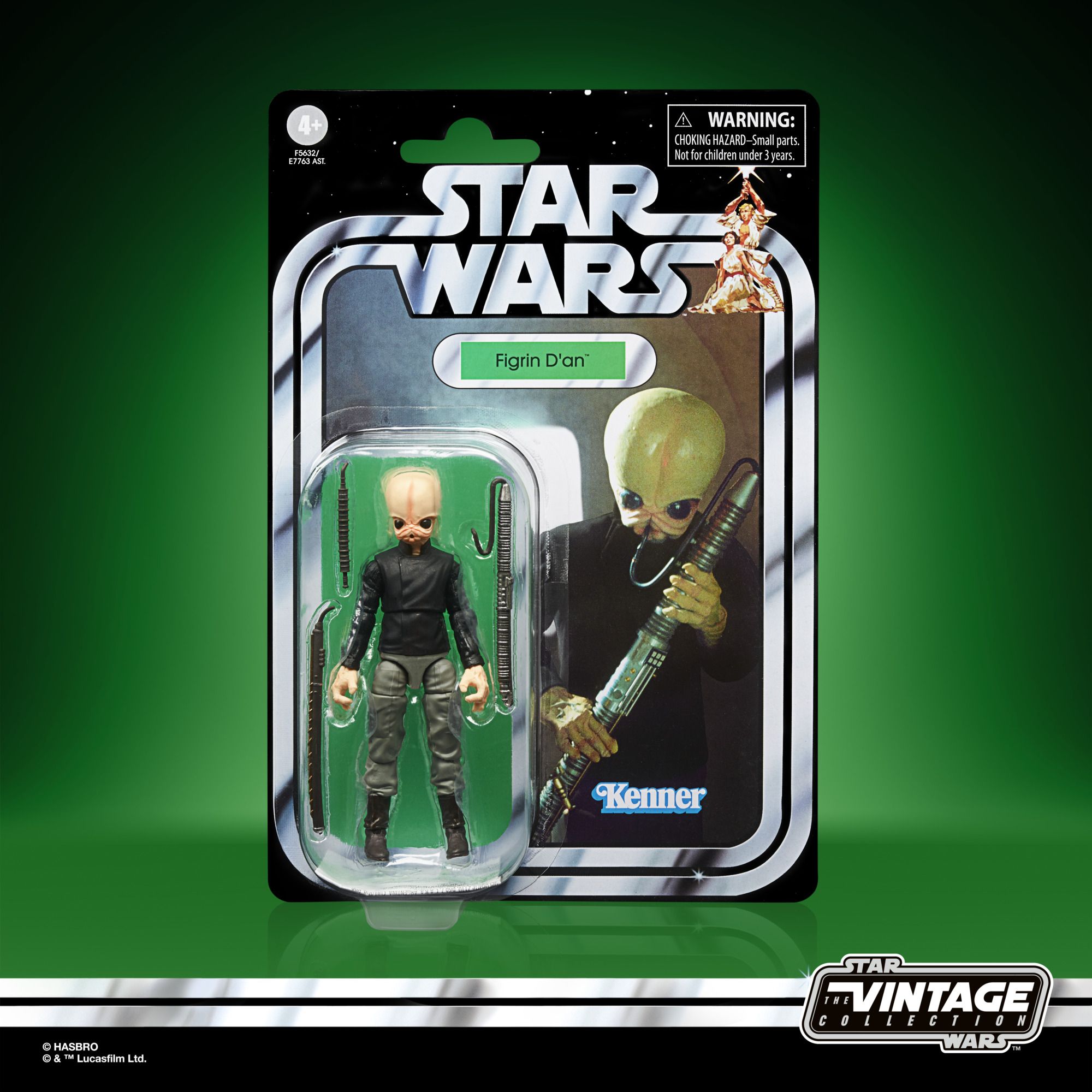 STAR WARS THE VINTAGE COLLECTION 3.75-INCH FIGRIN D’AN Figure (Package)