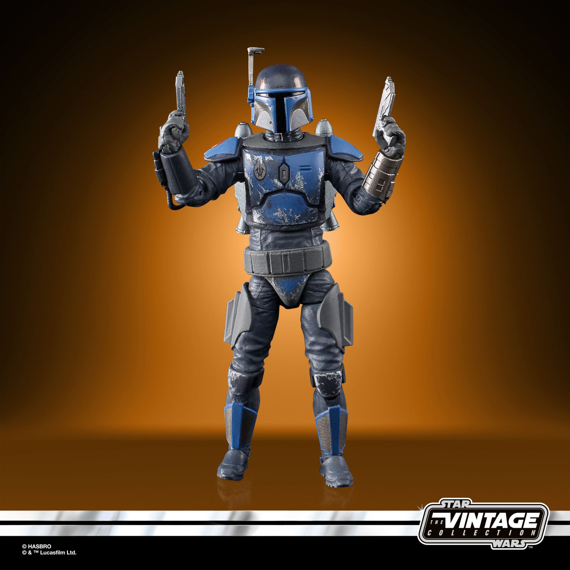 STAR WARS THE VINTAGE COLLECTION 3.75-INCH MANDALORIAN DEATH WATCH AIRBORNE TROOPER Figure 1