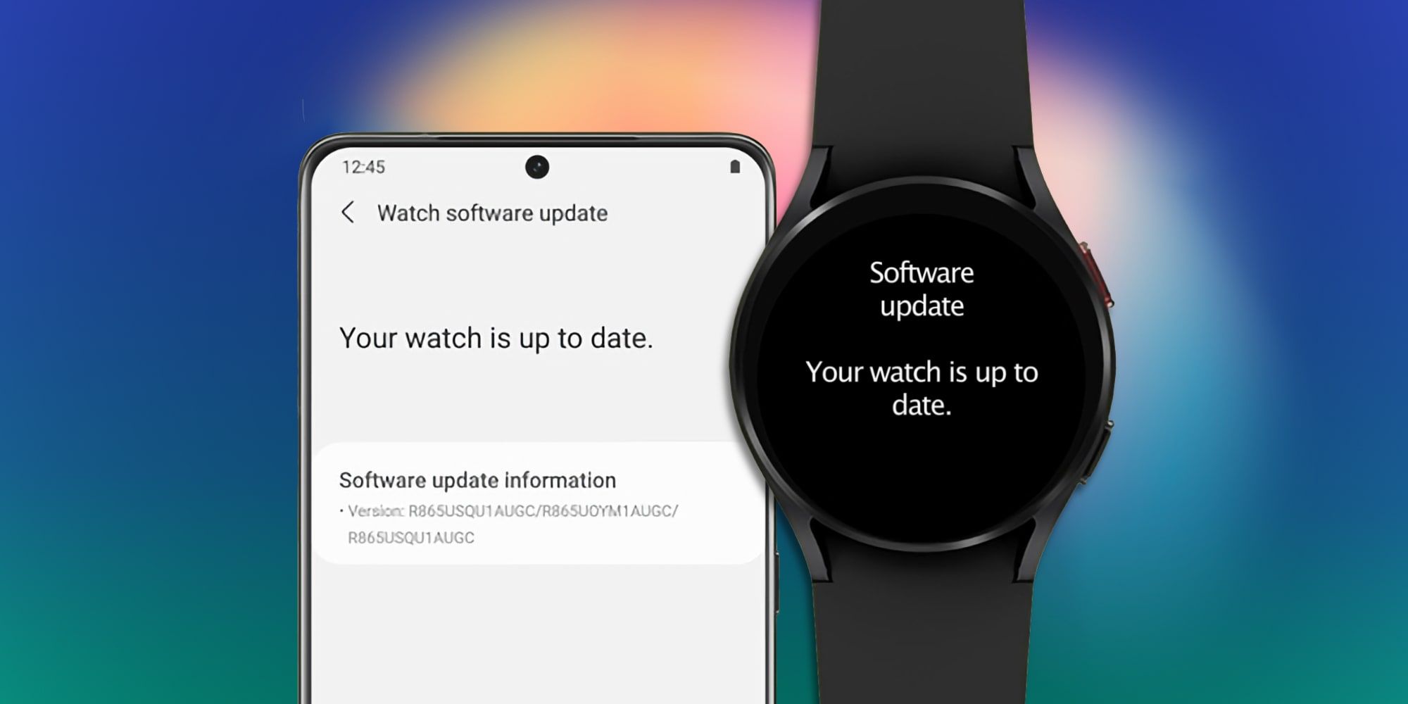 Samsung Galaxy Watch 4 Update Android Smartphone